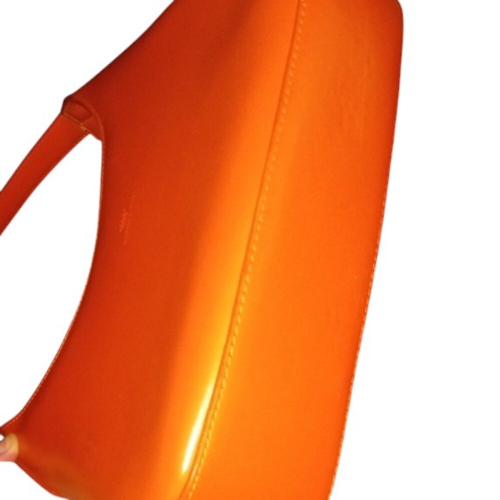 Daniela Moda Italian Leather orange shoulder bag | GUC - Picture 8 of 12